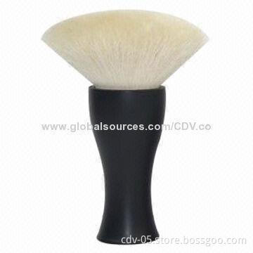 Shaving brush, made of great goat hair and wooden handle